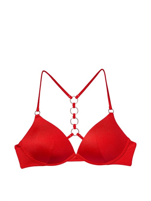 Halka Detaylı Push-Up Bikini Üstü
