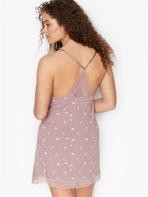 Victorias Secret Heavenly by Victoria Süper Yumuşak Modal Dantelli Gecelik