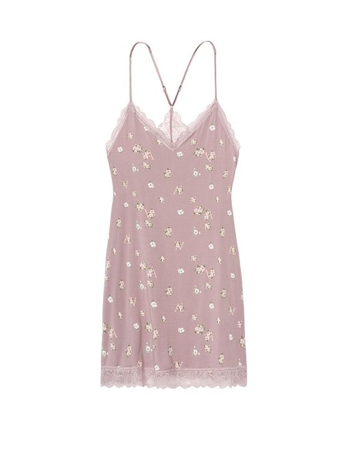 Victorias Secret Heavenly by Victoria Süper Yumuşak Modal Dantelli Gecelik