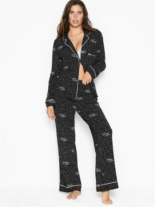 Heavenly by Victoria Süper Yumuşak Modal Uzun Pijama Takımı