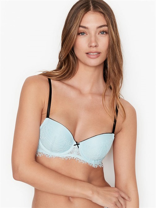 Dream Angels Dantelli ve Saten Askılı Demi Sütyen