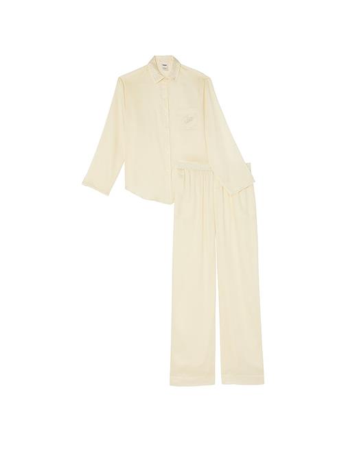 İpeksi Işıltılı Uzun Pijama Takımı