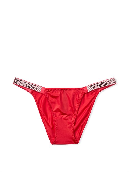 Very Sexy Işıltılı Askılı Bikini Külot