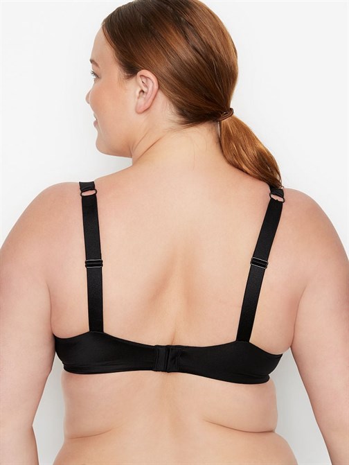 Işıltılı Askılı Push-Up Sütyen