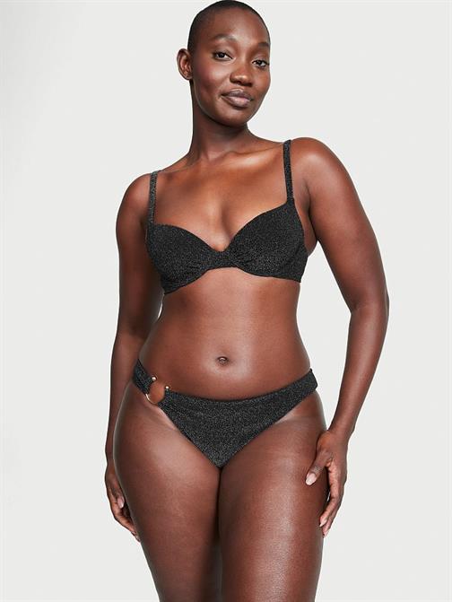 Işıltılı Icon Push-Up Bikini Üstü