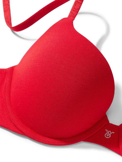 Işıltılı Logolu Pamuklu Perfect Shape Push-Up Sütyen