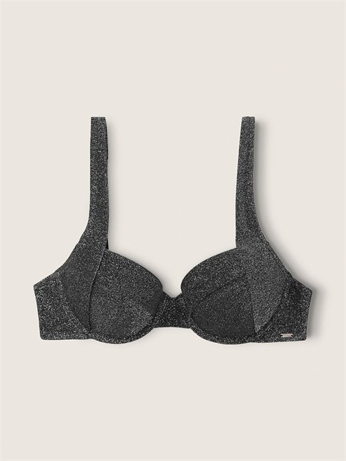 Işıltılı Push-Up Bikini Üstü