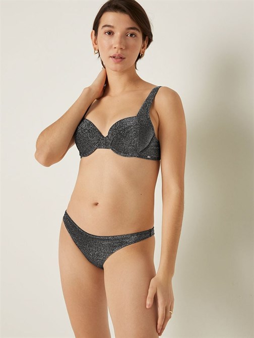 Işıltılı Push-Up Bikini Üstü