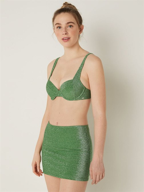 Işıltılı Push-Up Bikini Üstü