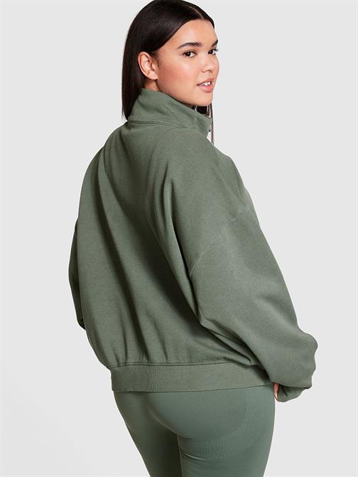 Ivy Fermuarlı Varsity Sweatshirt