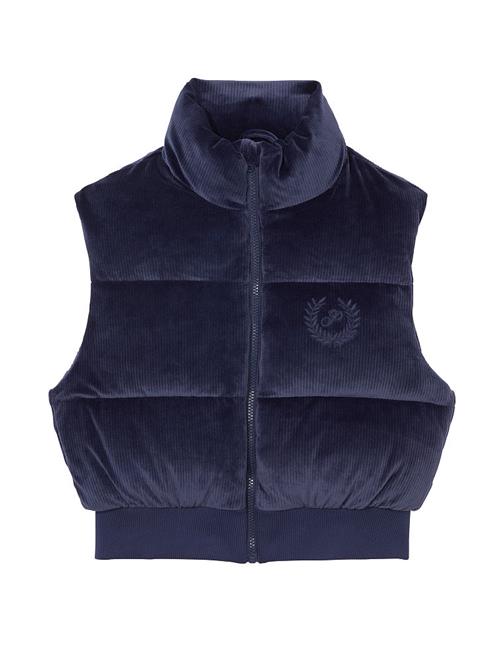 Kadife Crop Puffer Yelek