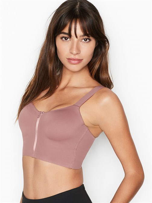 Victorias Secret Knockout Yüksek Destek Uzun Hatlı Önden Kapamalı Spor Sütyeni