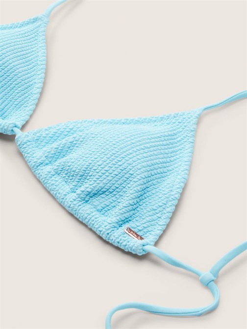 Krinkıl Kumaş Üçgen Bikini Üstü