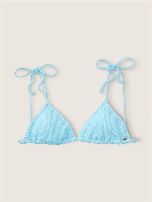 Krinkıl Kumaş Üçgen Bikini Üstü