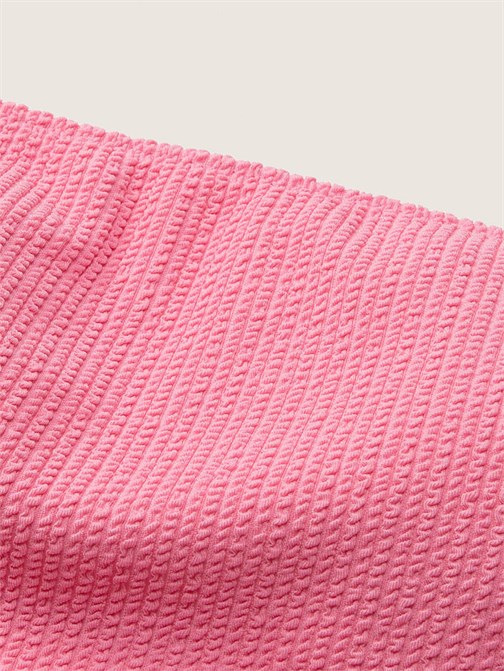Krinkle Bandeau Bikini Üstü