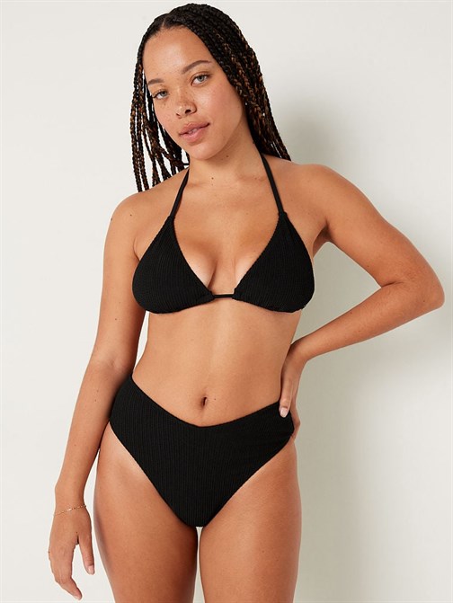 Krinkle Yüksek Bel Cheeky Bikini Altı