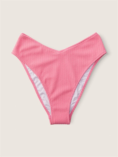 Krinkle Yüksek Bel Cheeky Bikini Altı