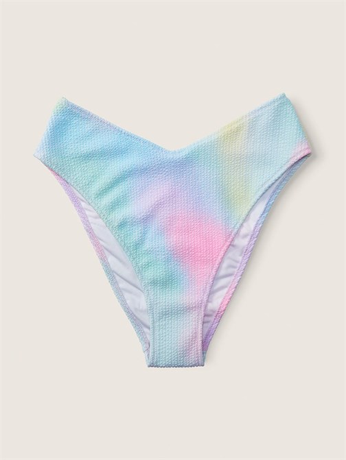 Krinkle Yüksek Bel Cheeky Bikini Altı