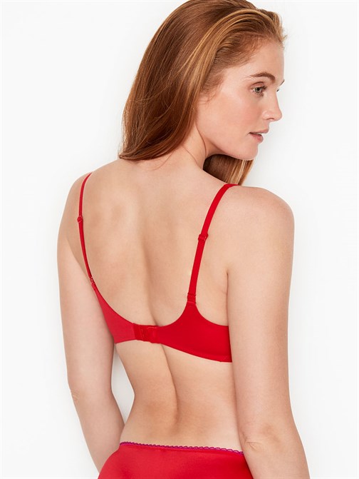 Body by Victoria Dantel Detaylı Işıltılı Push-Up Sütyen