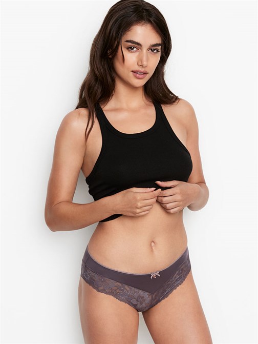 Body by Victoria Bacak Kısmı Dantelli Hiphugger Külot