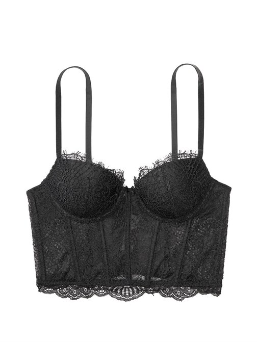 Dream Angels Hafif Destekli Dantelli ve Kadife Askılı Büstiyer
