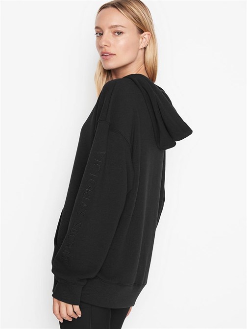 Flow On Point Logo Kapüşonlu Polar Sweatshirt