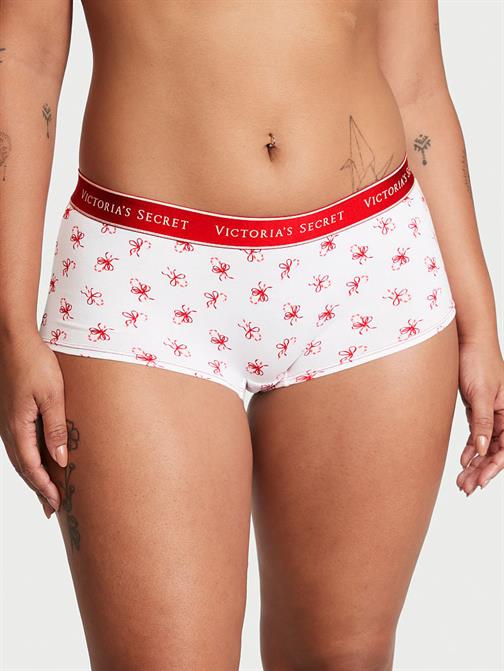 Logo Pamuklu Boyshort Külot