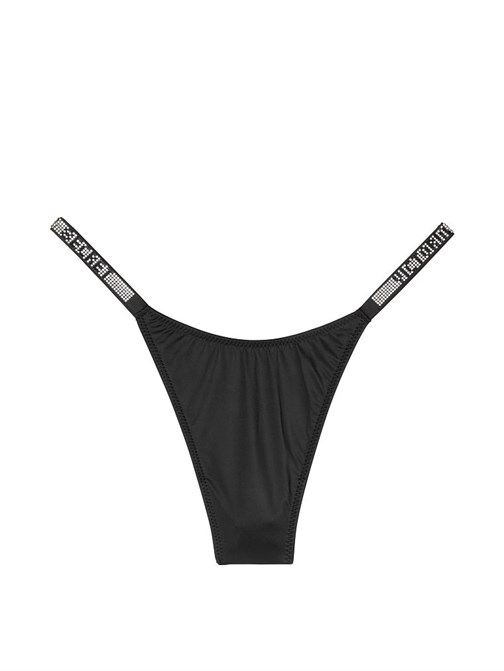 Very Sexy Logo Işıltılı Askılı Tanga Külot