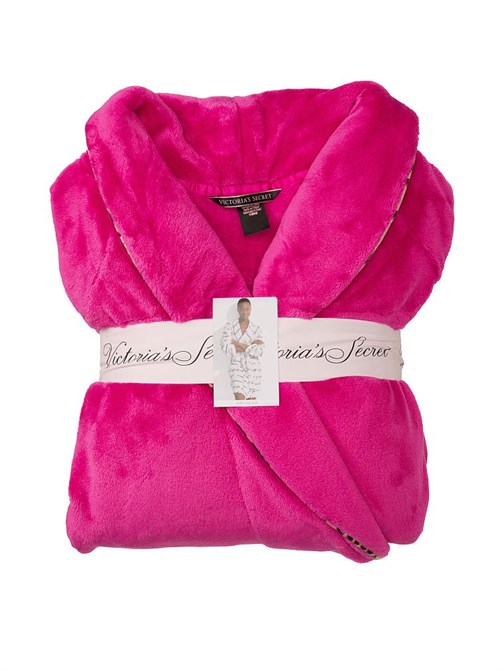 Victorias Secret Logolu Kısa Cozy Sabahlık