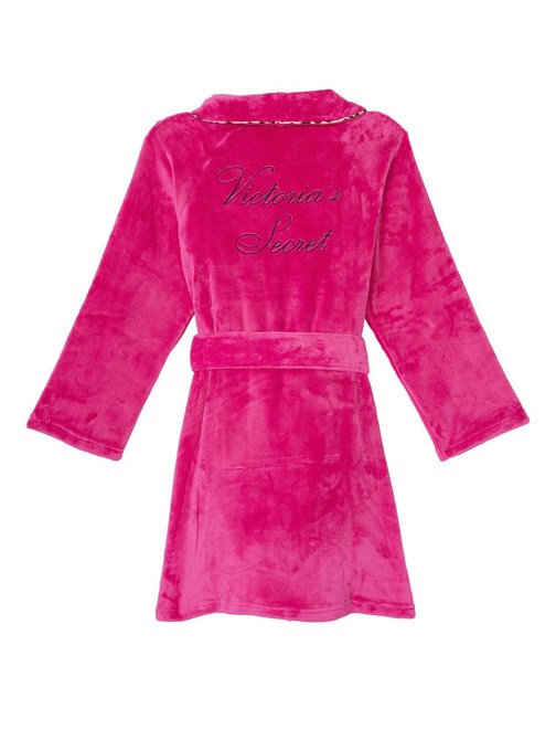 Victorias Secret Logolu Kısa Cozy Sabahlık