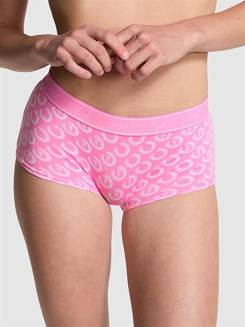 Logolu Pamuklu Boyshort Külot