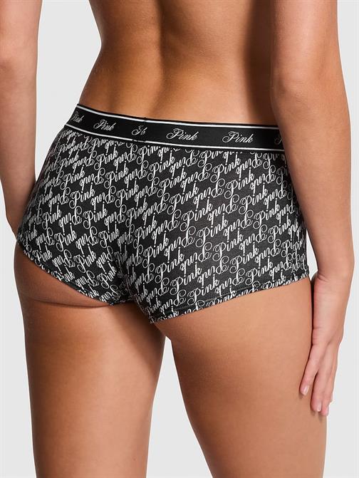 Logolu Pamuklu Boyshort Külot