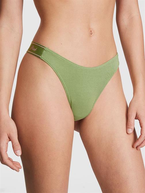 Logolu Pamuklu Scoop Tanga
