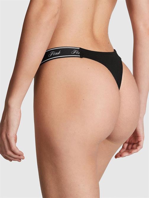 Logolu Pamuklu Scoop Tanga