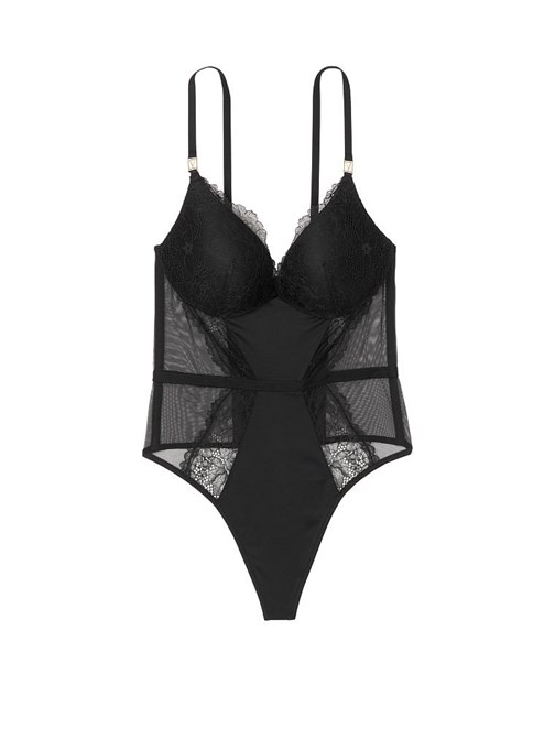 Very Sexy Love by Victoria Dantel Detaylı Bodysuit