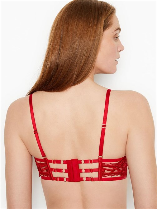 Luxe Lingerie Askılı Nakışlı Balkonet Sütyen