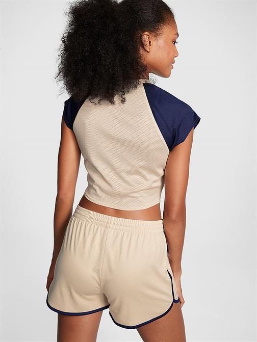 Mesh Tech Raglan Crop Tişört