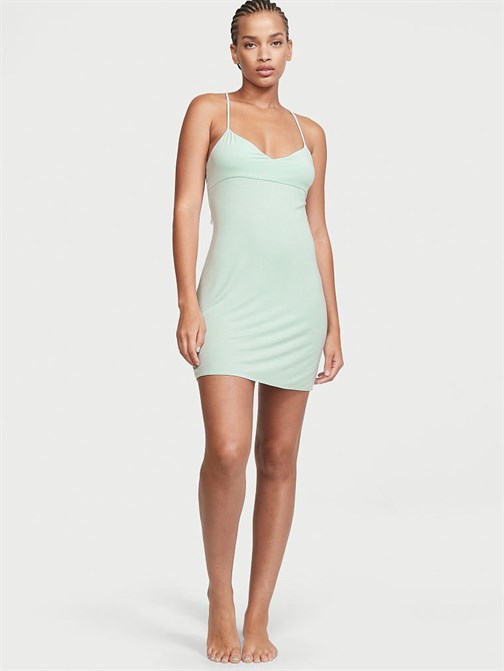 Victorias Secret Modal Dantel Mini Gecelik
