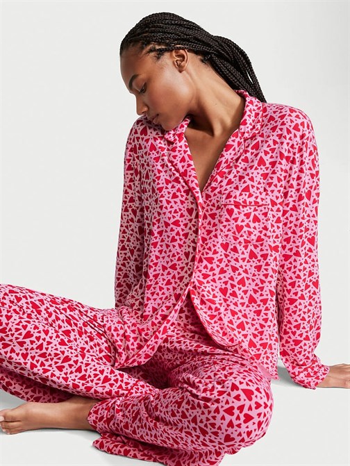 Modal Uzun Pijama Takımı