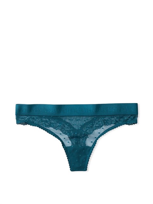 The Lacie Noktalı ve Dantelli Tanga Külot