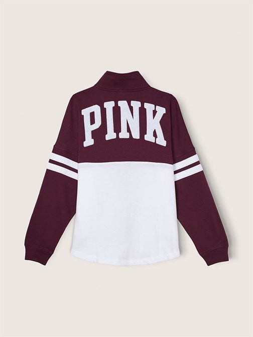 Oversize Fermuarlı Sweatshirt