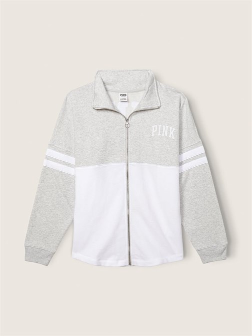 Oversize Fermuarlı Sweatshirt