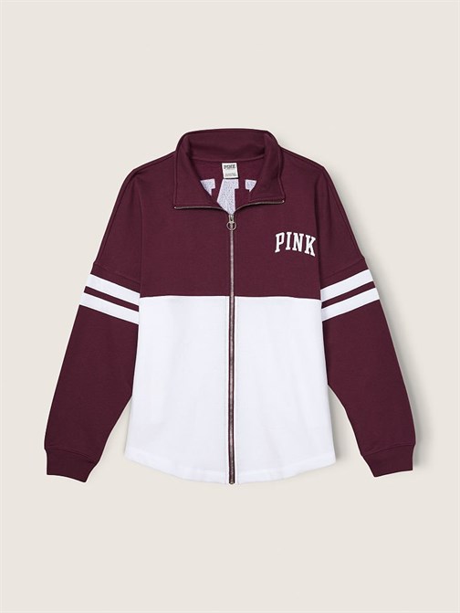 Oversize Fermuarlı Sweatshirt