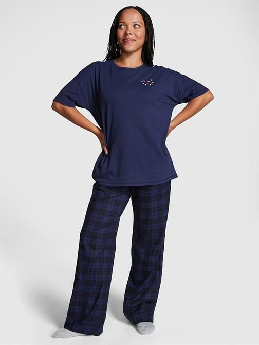 Pamuk Oversize Pijama Tişört