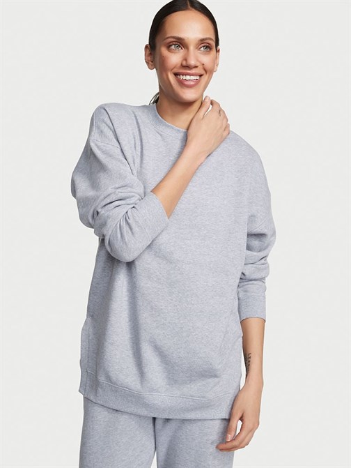 Pamuklu Balıkçı Yaka Sweatshirt
