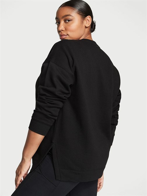 Pamuklu Balıkçı Yaka Sweatshirt