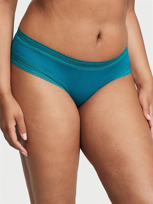 Pamuklu Beli Dantelli Cheeky Külot