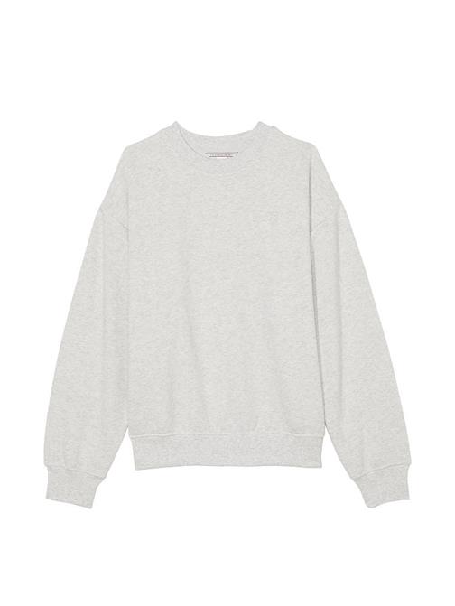 Pamuklu Bisiklet Yaka Oversize Sweatshirt