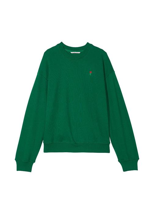 Pamuklu Bisiklet Yaka Oversize Sweatshirt