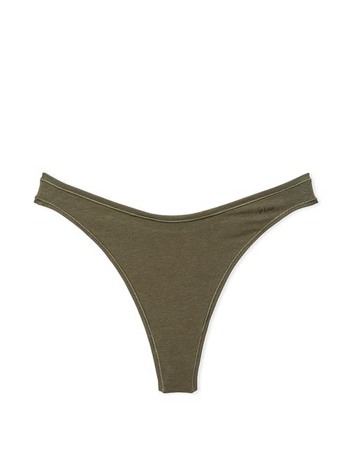 Pamuklu Derin Bacak Kesim Tanga